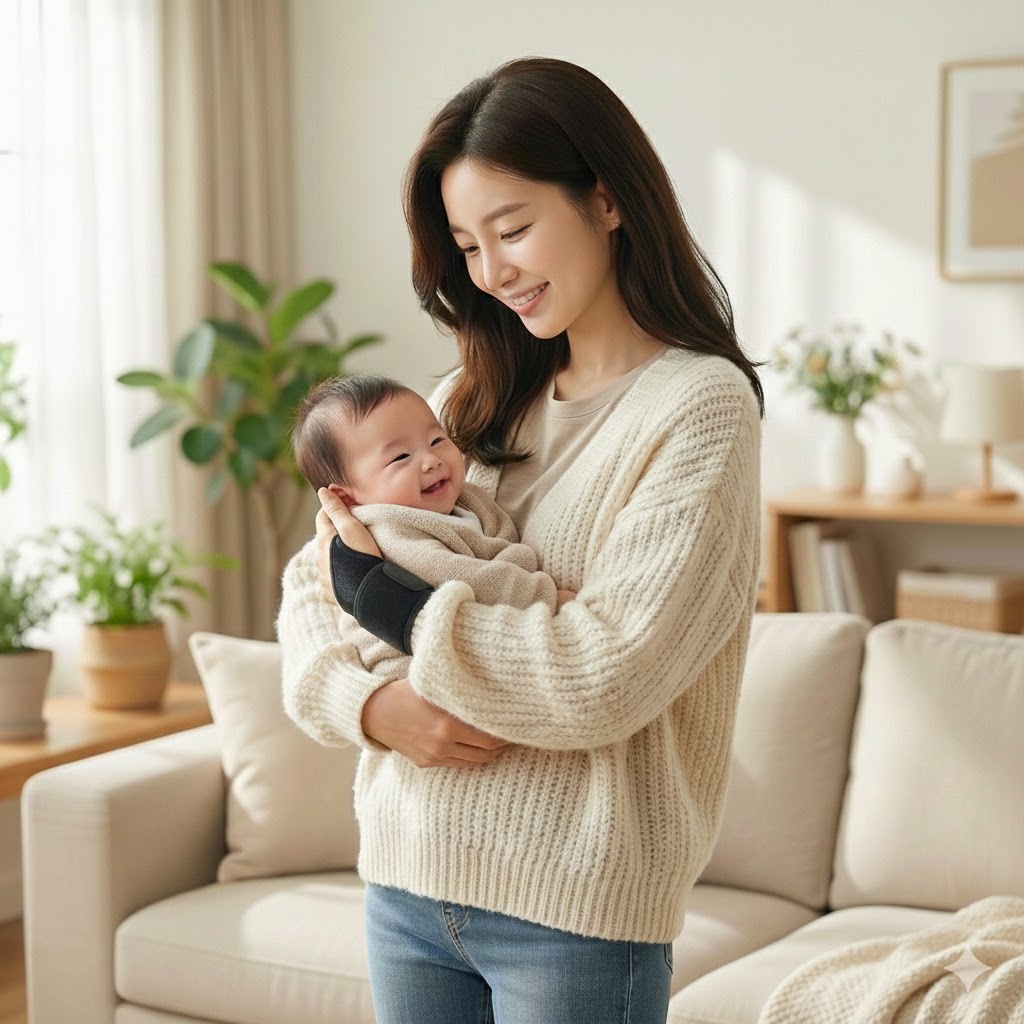 DEXTEX 듀얼모드 건초염 터널증후군 얇은 아대 손목 보호대 - 상세 이미지 4