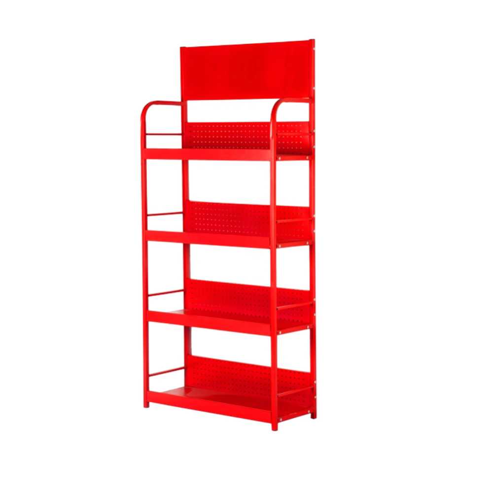 매대 진열대 철제선반 코너 휴대폰 쿠키 바구니 슈퍼 170x80cm 블랙/5단 - 상세 이미지 5