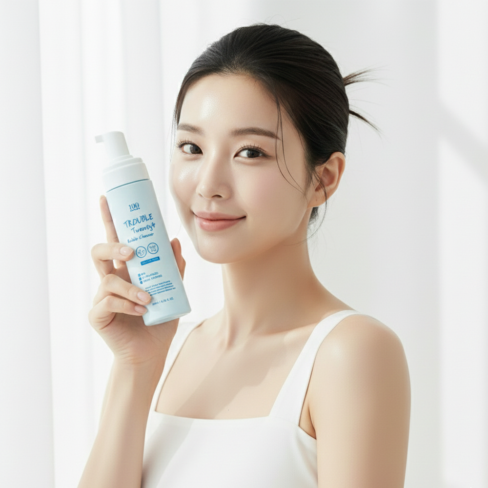 트러블 트웬티포 버블 클렌저 여드름성 완화 기능성 폼클렌징 200ml 트러블케어, 200ml, 1개 - 상세 이미지 5