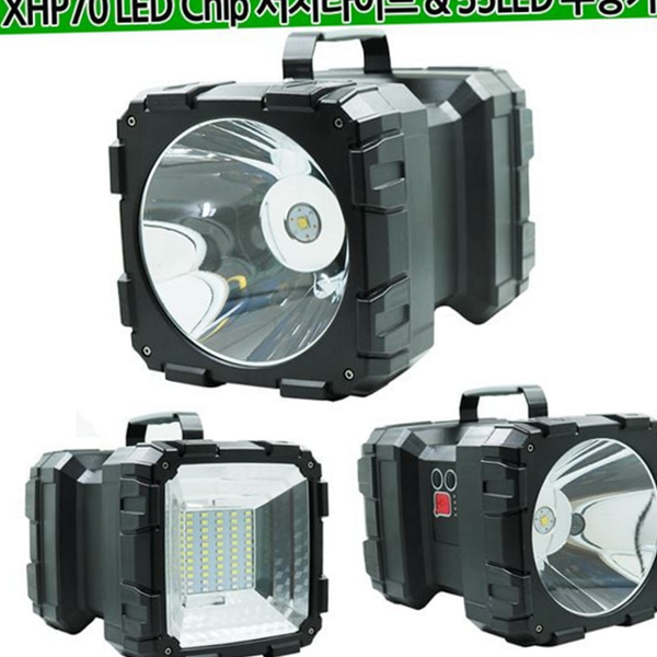 강력 led 서치라이트 투광형 xhp p70 led 랜턴 4800루멘 투광기 - 메인 이미지