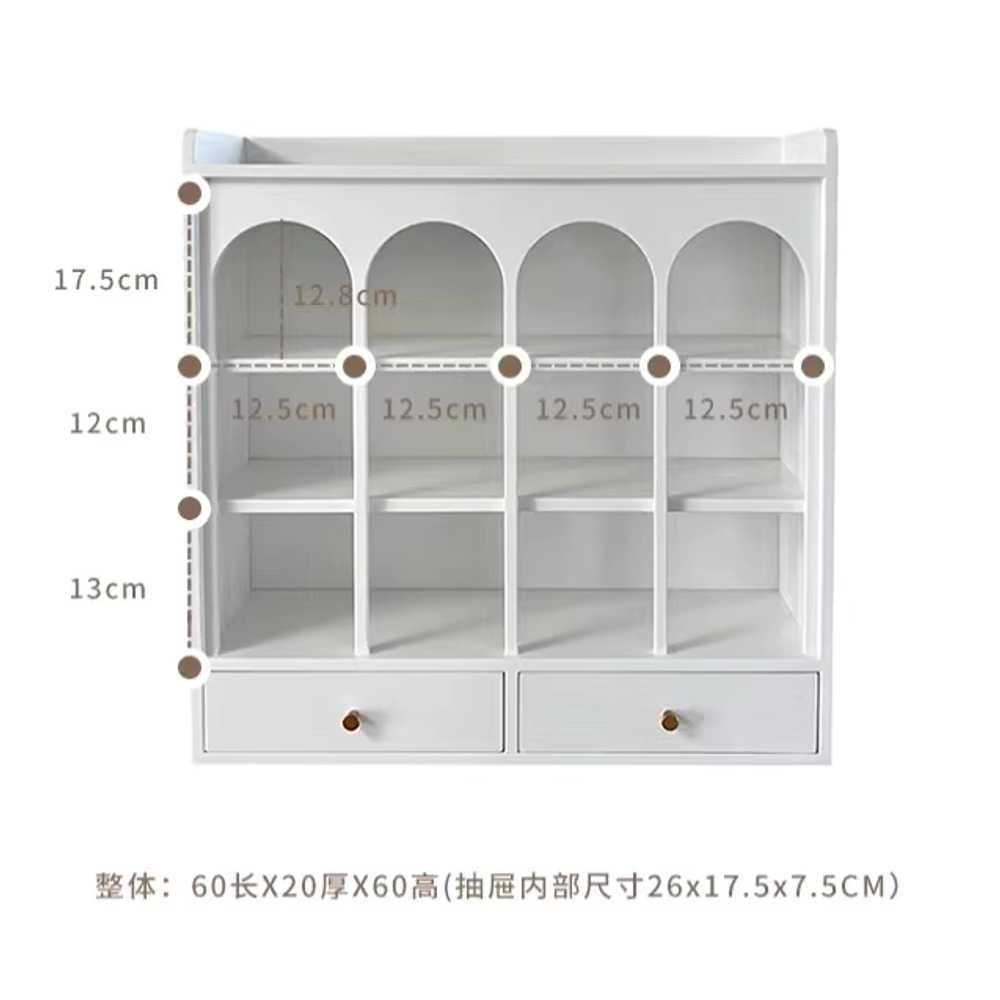 커피 수납장 커피잔 서랍 찬장 컵 머그컵 찻잔 홈카페 화이트 이미지 6