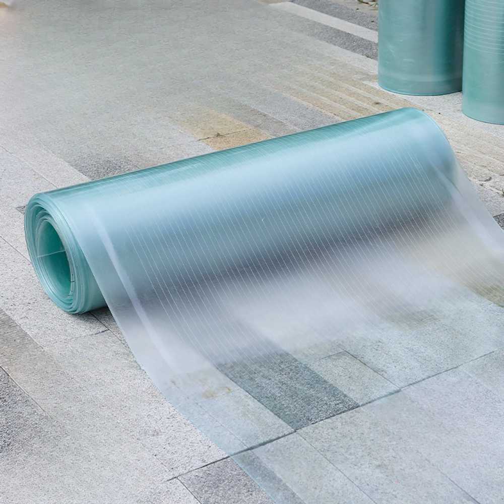 FRP 시트 렉산 롤 패널 채광 건축용 커버 자재 투명 100x2000x2.0mm - 상세 이미지 4