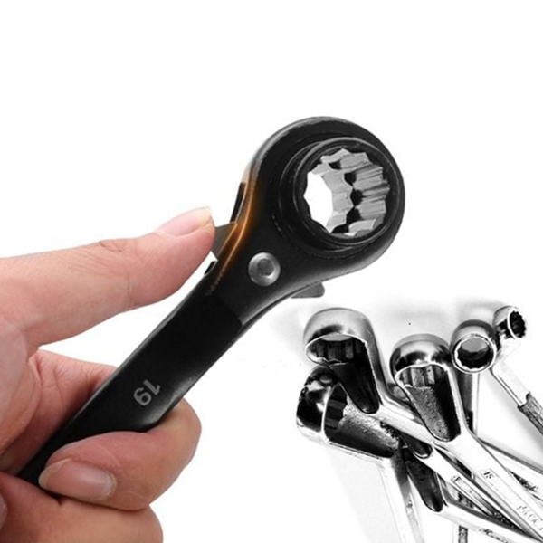 19mm 양면 라쳇 렌치 21mm 자동 라쳇 렌치 깔깔이 작업용 - 상품 이미지