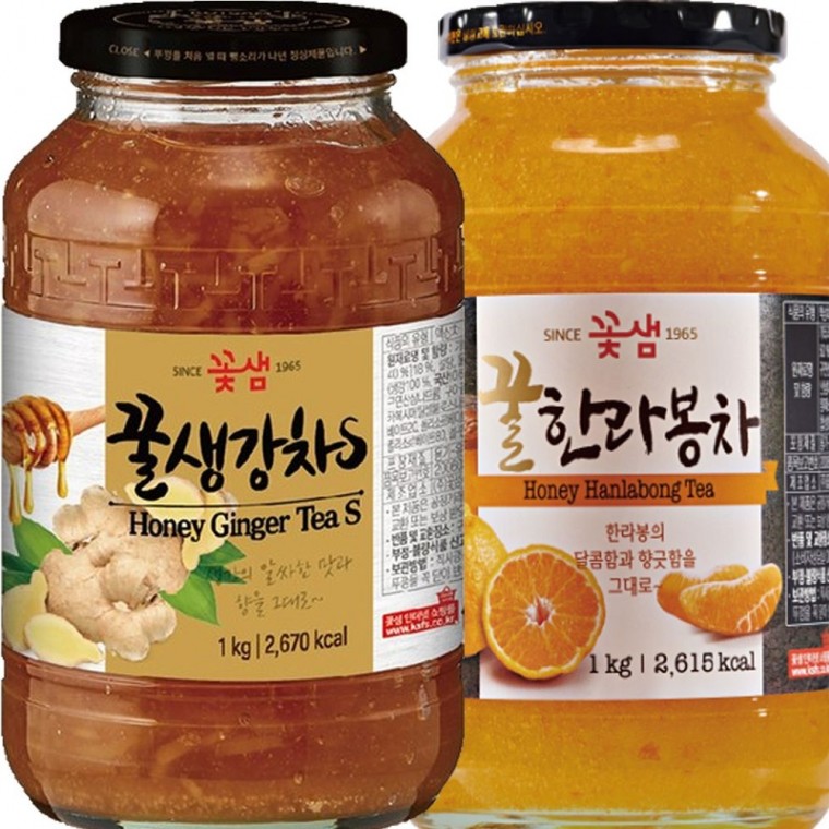 꿀 생강차 한라봉차 S 1kg 생강청 한라봉청 차류 기타차 식품 - 상품 이미지