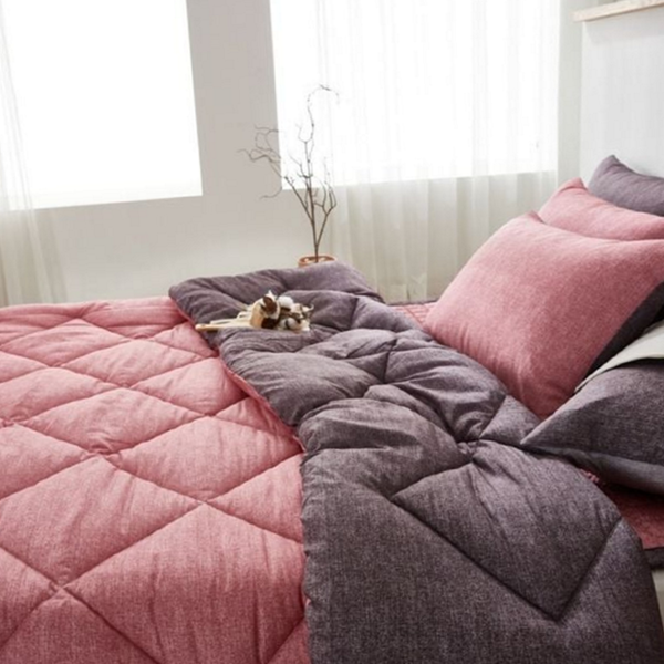 마이크로 사계절 차렵 이불 소프트 투톤 차렵 이불 간절기 가을