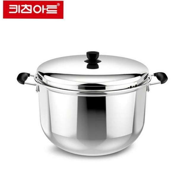 업소용 스텐 곰솥 다용도 스텐 들통 대용량 대형 냄비 찜통 - 메인 이미지