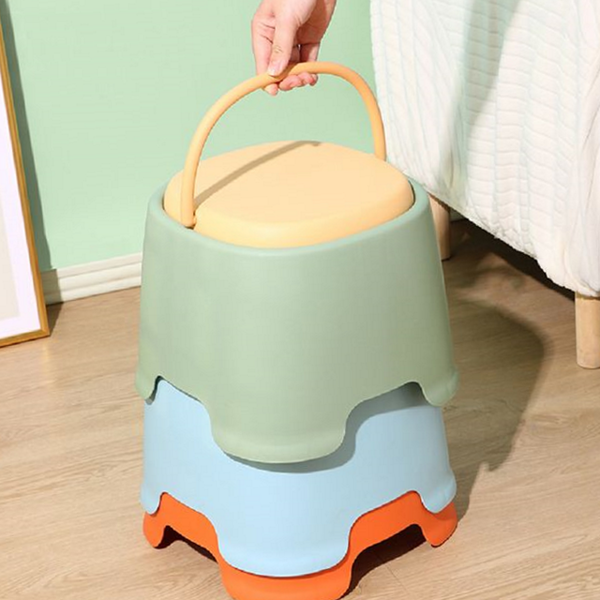 손잡이 이동식 미니 의자 간이 다용도 보조 의자 와이드 소형