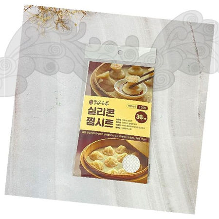 실리콘 찜시트 원형 김치만두 호빵 찜요리 전용 주방용품 논슬립 매트