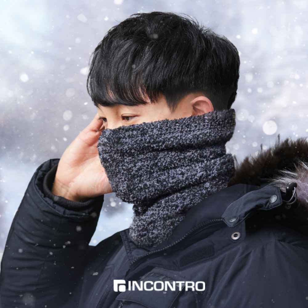 인콘트로 극세사 넥워머 수면 골프 등산 겨울 방한 레저 목토시 - 상세 이미지 3