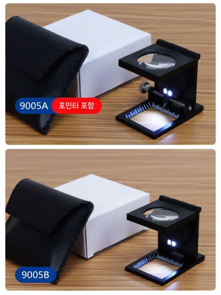 섬유확대경 작업용 LED돋보기 10배 원단 정밀 조직 조명 - 상세 이미지 2