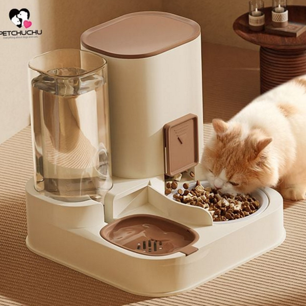 반려동물 강아지 자동 급식기 대용량 고양이 자동 급식기 식기 사료