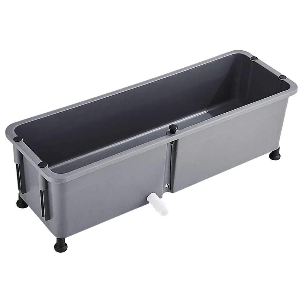 청소 걸레통 세척통 양동이 밀대 빌딩 화장실 배수 60cm 고정식 - 상세 이미지 2