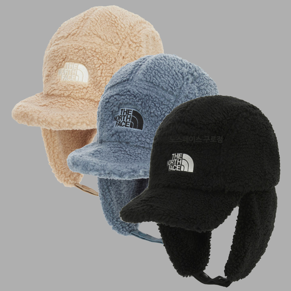 노스페이스 퍼피 뽀글이 이어머프 캠프 캡 NE3CR61A NE3CR61