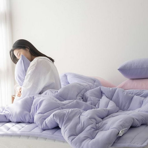 부드러운 사계절 차렵 이불 푹신한 싱글 차렵 이불 간절기 가을