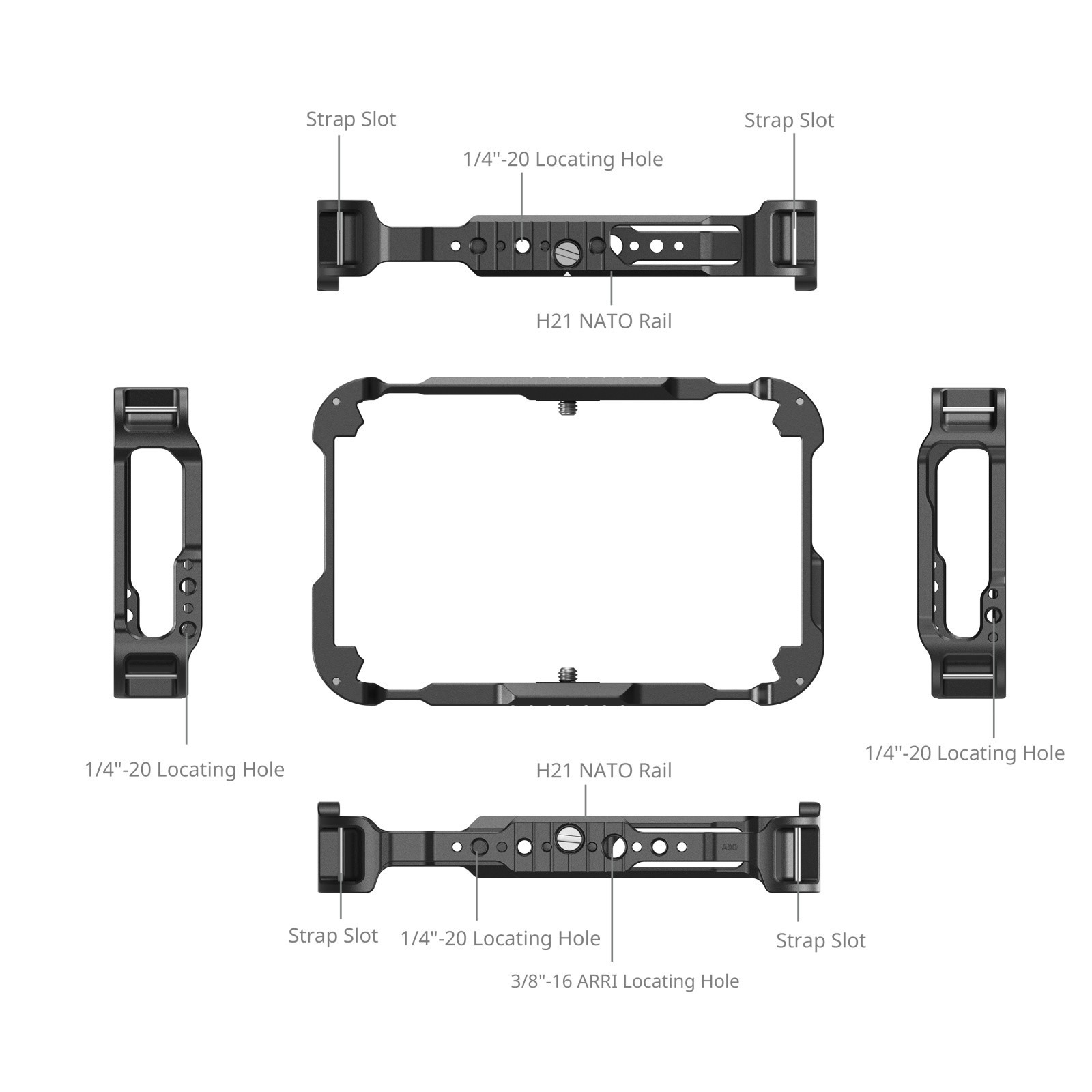 스몰리그 Atomos Ninja TX/TX GO 전용 모니터 케이지 키트 5708 - 상세 이미지 4