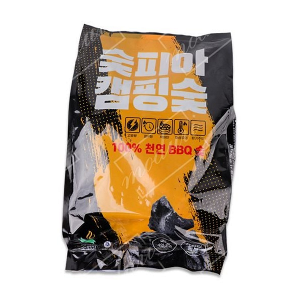 고기굽는 캠핑 숯 야외용 바비큐 숯 불멍용 착화용 - 상품 이미지