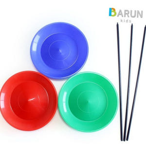 입문용 접시 돌리기 세트 학습용 어린이 접시 돌리기 전통 놀이 실사용 후기 | 효과 있을까? - 상품 이미지 1