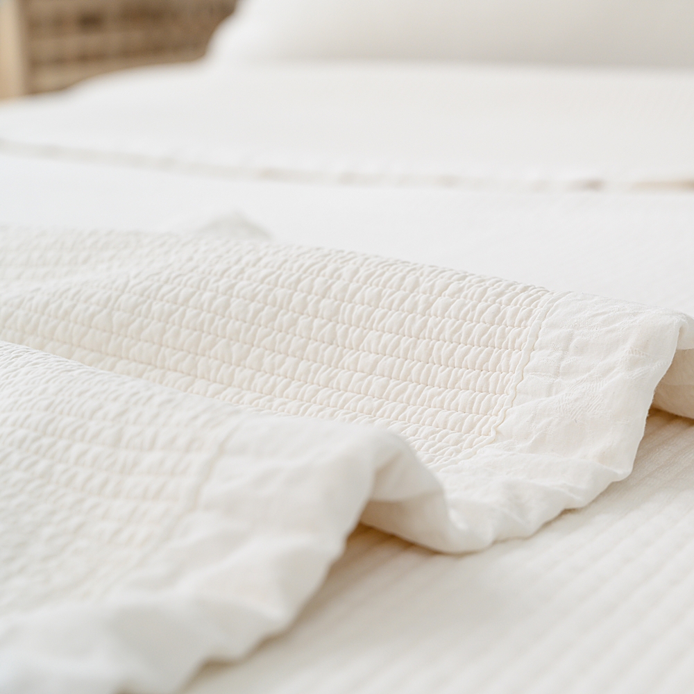 나라데코 모달 벨벳 면 피그먼트 목화솜 줄누비 패드 스프레드 SS