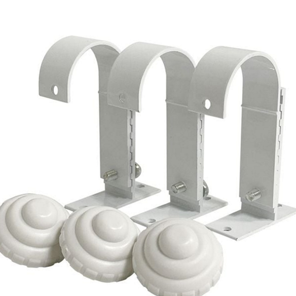 창문용 알루미늄 커튼 브라켓 설치 2단 커튼 브라켓 길이 조절