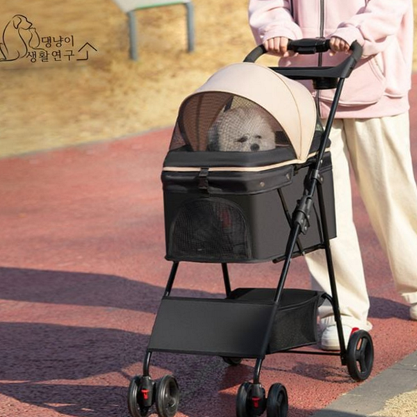 일체형 강아지 유모차 펫모차 반려동물 유모차 반려견 산책용