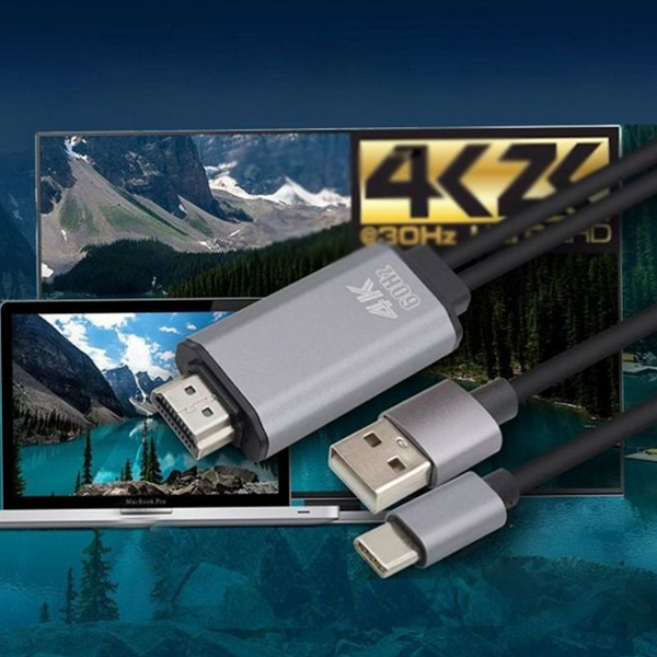 1.8 hdmi 케이블 연결 모니터 케이블 프로젝터 노트북 전환 - 메인 이미지