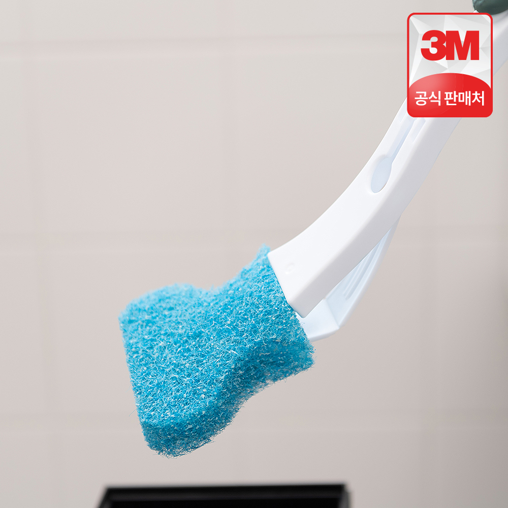 3M 스카치브라이트 변기클리너 크린스틱 리필 30+30개(핸들미포함) 일회용 변기청소스틱