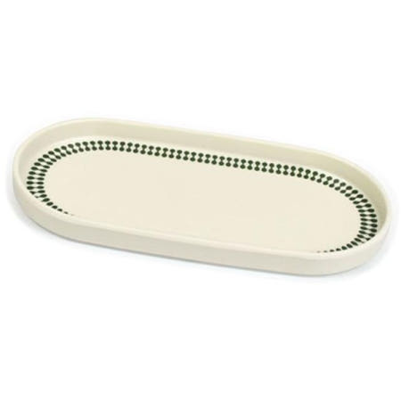 직사각 진주원톤그린 접시 그릇 업소용 DS-7043-1