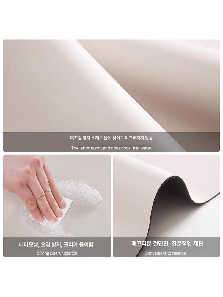 고급 방수 방진 덮개 세탁기 냉장고 커버 보호 매트 잉크화이트베어 주방 30 x 50