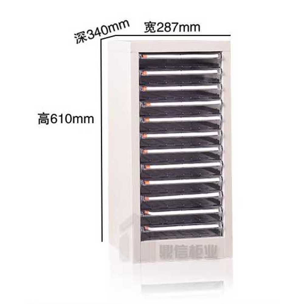 서류 서랍장 A4 파일 수납함 사무용 문서 정리 보관함 0.8mm 5단 1열 - 상세 이미지 3