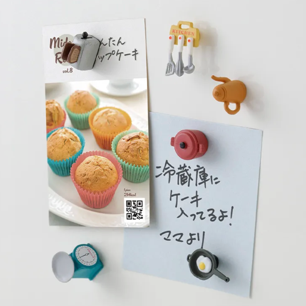 일본 미도리 키친 Kitchen 4종 냉장고자석 미니어쳐 마그넷 - 상세 이미지 3