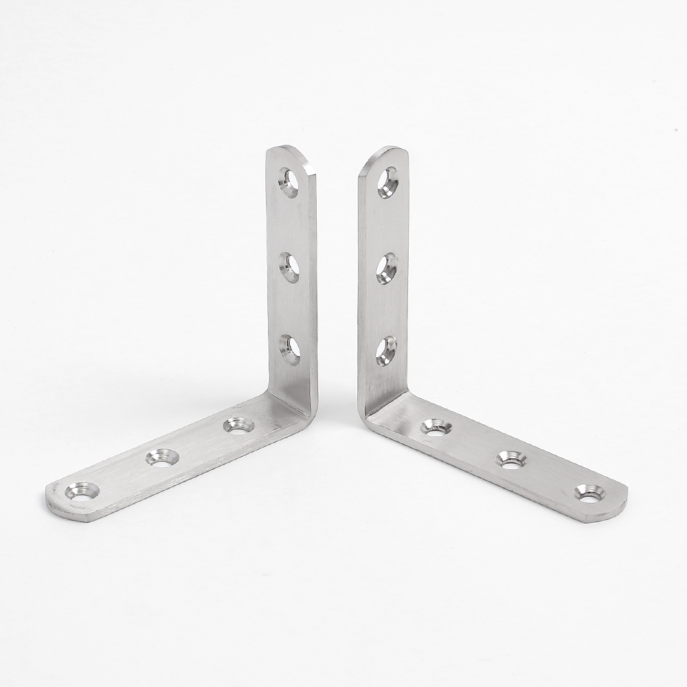 ㄱ자꺽쇠 스텐꺽쇠 코너철 10p ㄱ자 선반대 80x80mm - 상세 이미지 2