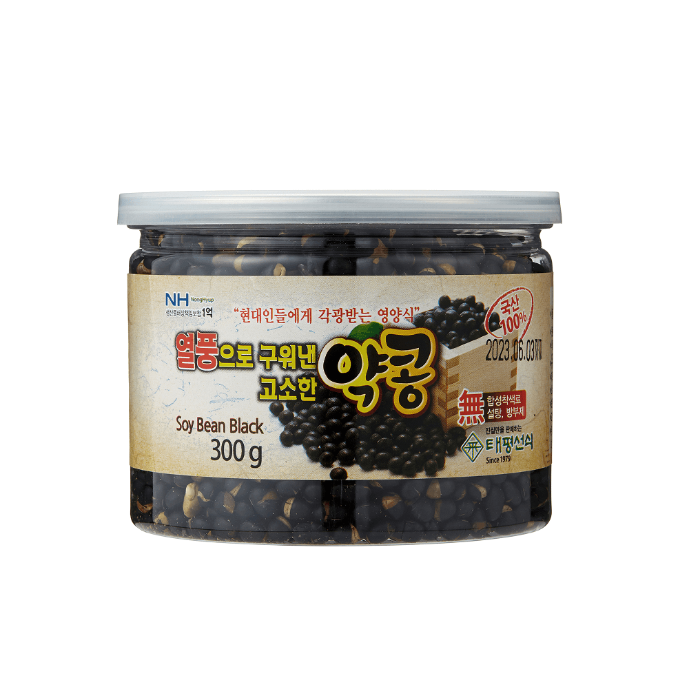 태평선식 열풍으로 구운 고소한 볶은 약콩 바로먹는 간편 간식 통곡물 시리얼 대용량 300g - 상세 이미지 5