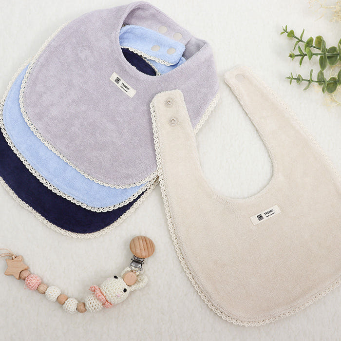 국산 테리 턱받이