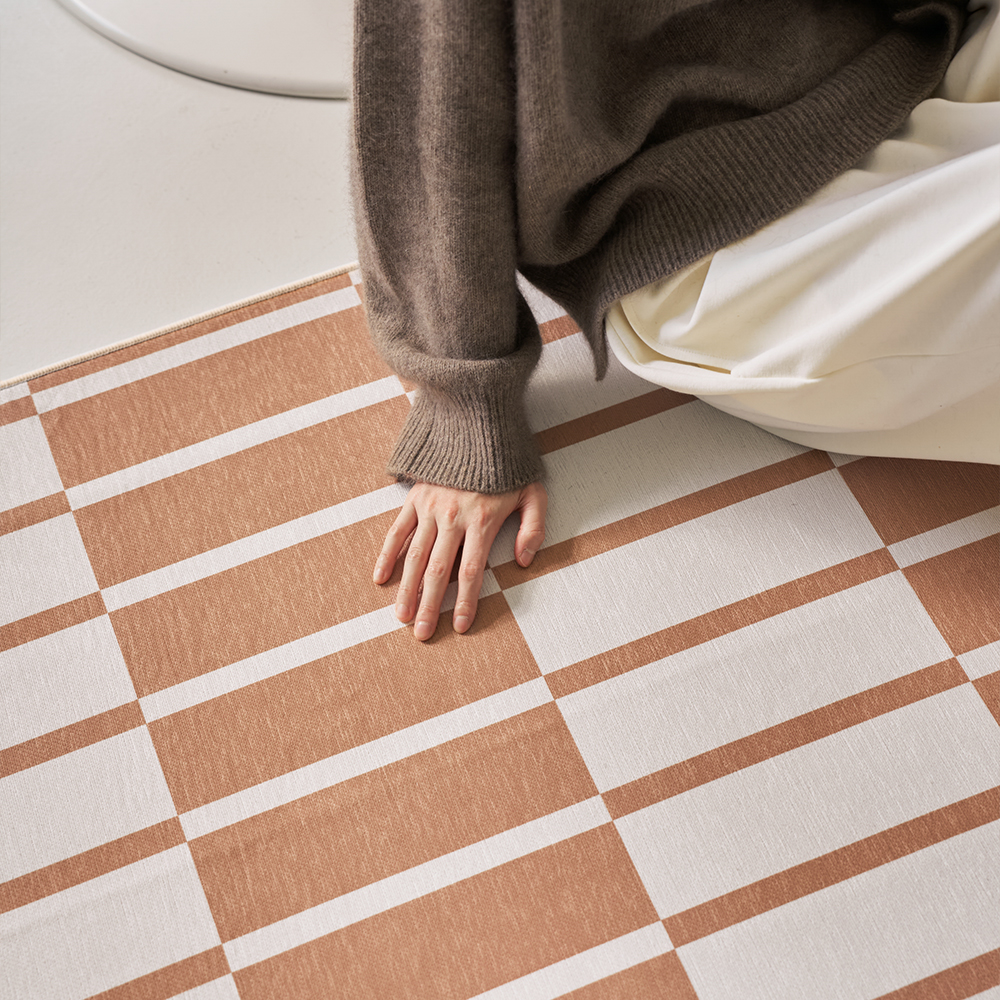 워셔블 거실 러그 물세탁 단모 사계절 먼지없는 카페트 150x200