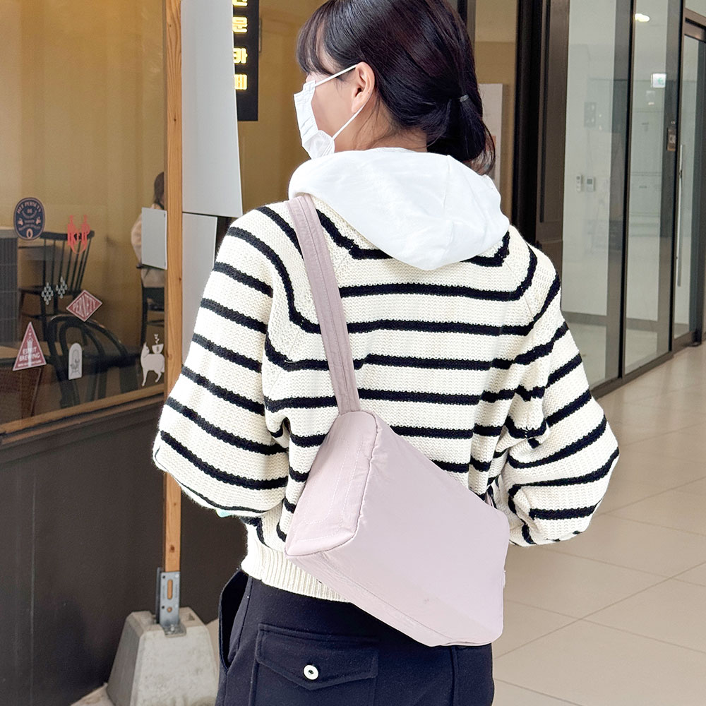 크로스백 캐주얼 데일리 여성 앞지퍼 BR_1014 - 상품 이미지