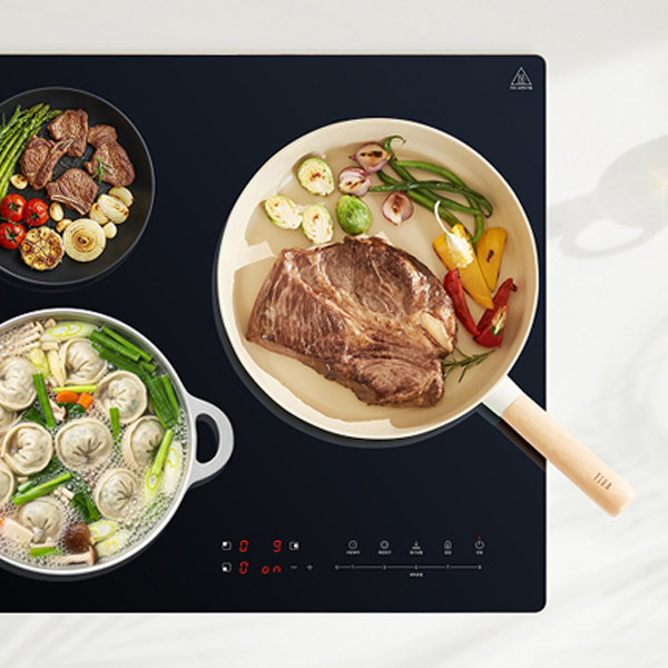 방문설치 3구 하이라이트 핫플레이트 렌지 라디언트 전기레인지 빌트인, ERH1403