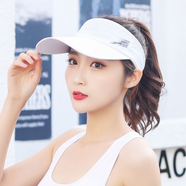썬캡 골프 테니스 윈드업 메쉬 스포츠 바이저썬캡 - 상품 이미지