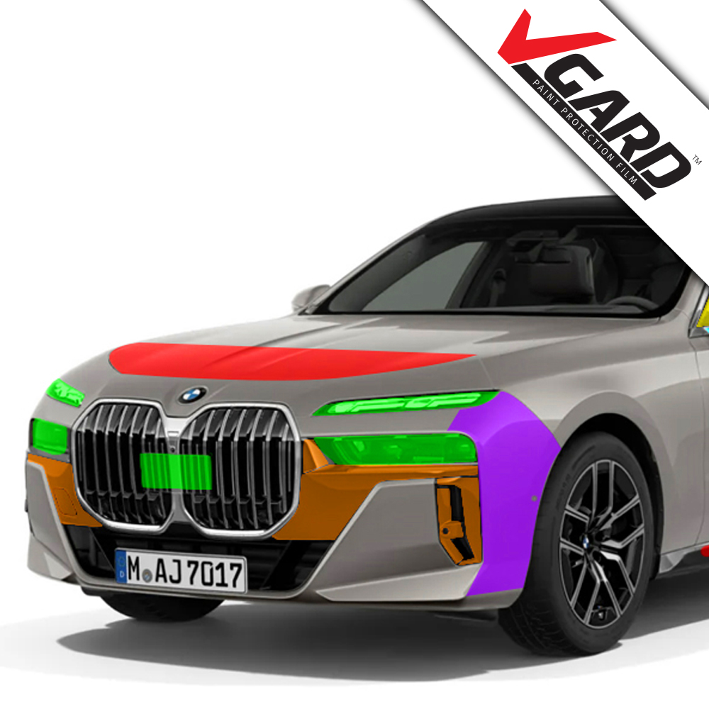 BMW 7시리즈 PPF필름 부분구매 A,B필러 생활보호필름 브이가드 - 메인 이미지