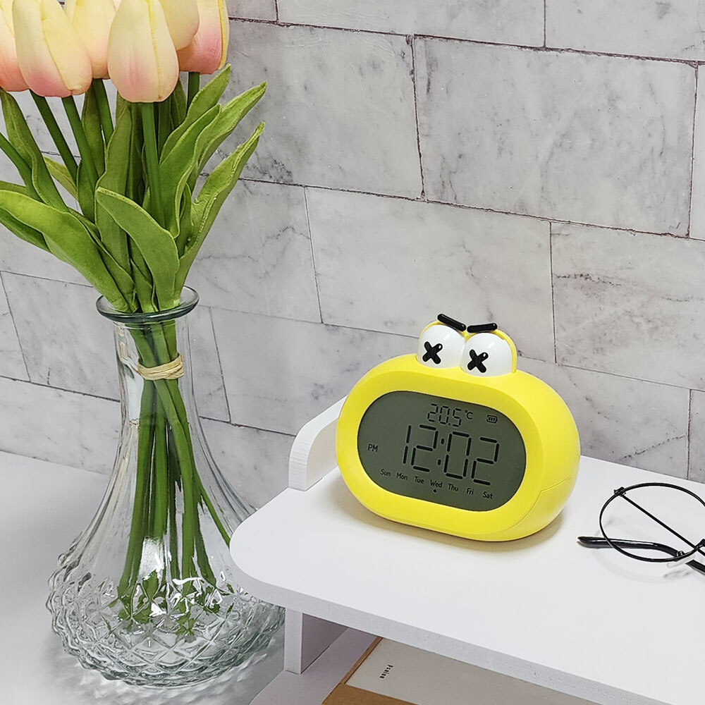 탁상시계 큰 입 알람 시계 전자시계