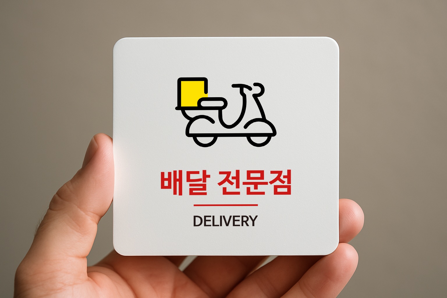 배달 전문점 표지판 안내판 표찰 딜리버리 안내 041 100x100 - 상품 이미지