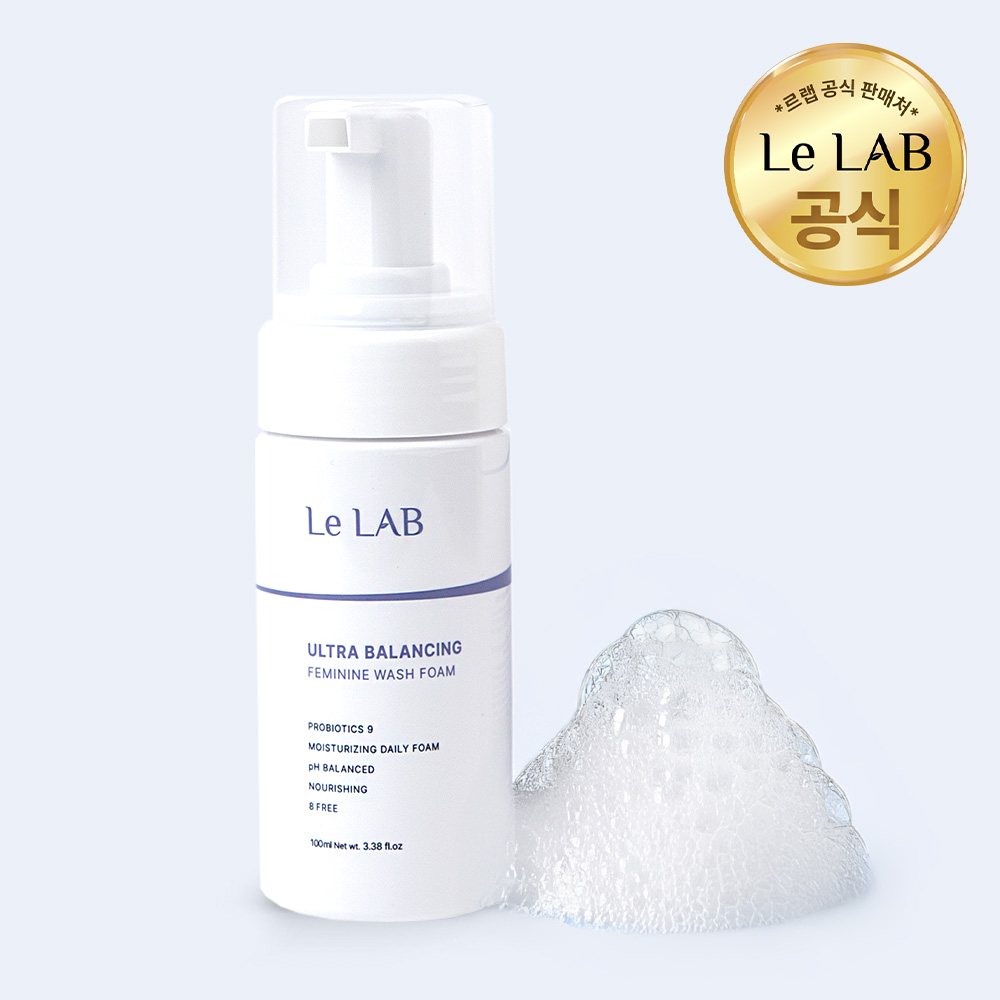 르랩 미산성 여성청결제 저자극 유산균 Y존케어 폼타입 100ml