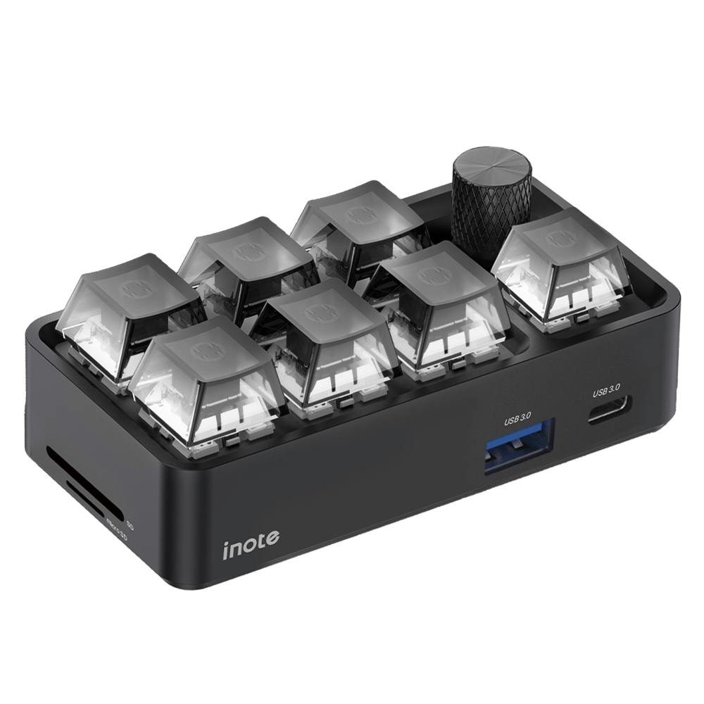 아이노트 75 적축매크로 7키 + 6in1 C to hdmi 멀티 젠더 USB SD PD - 상세 이미지 2