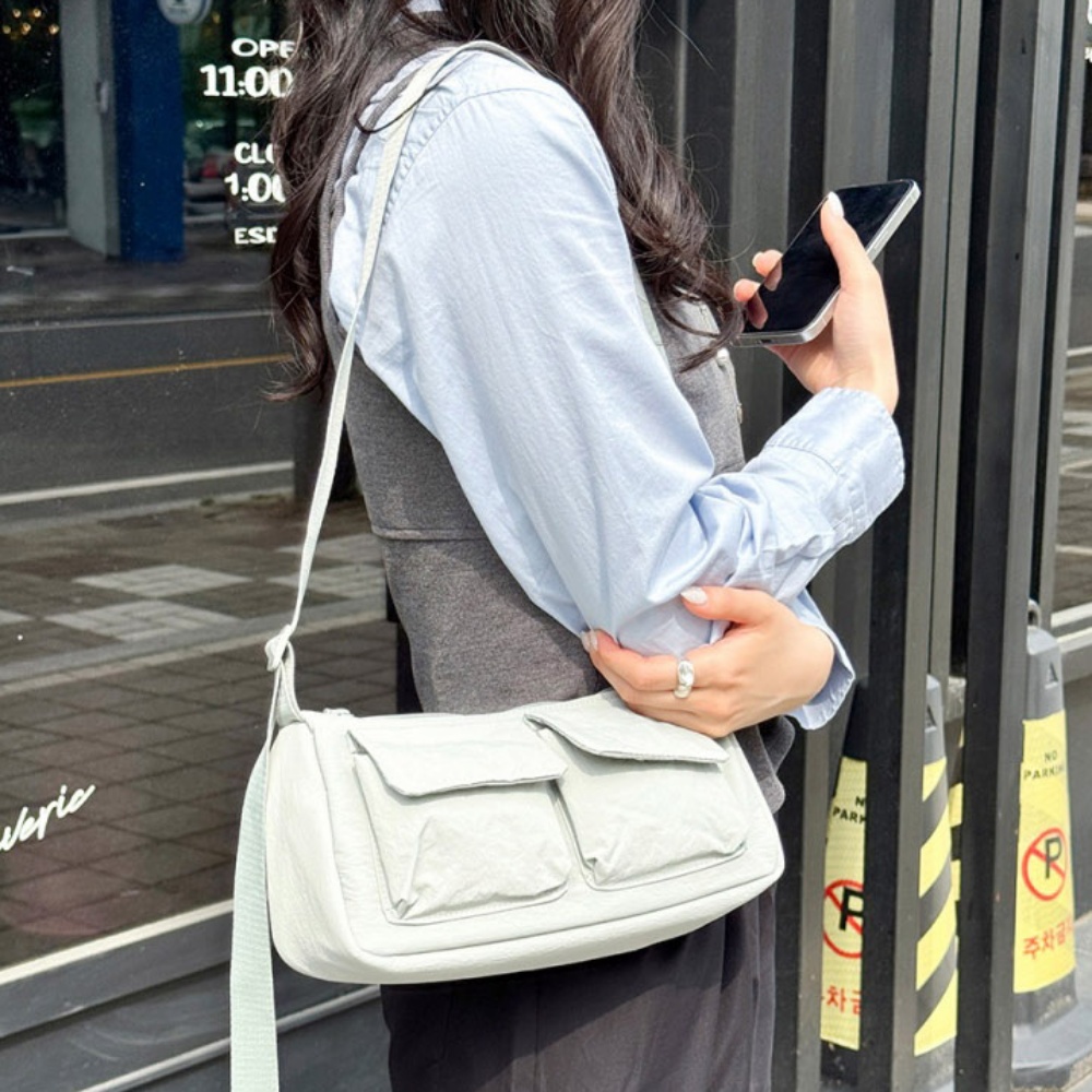캐주얼 미니 크로스백 가벼운 데일리 여성 숄더백 가방 (5color) - 상품 이미지