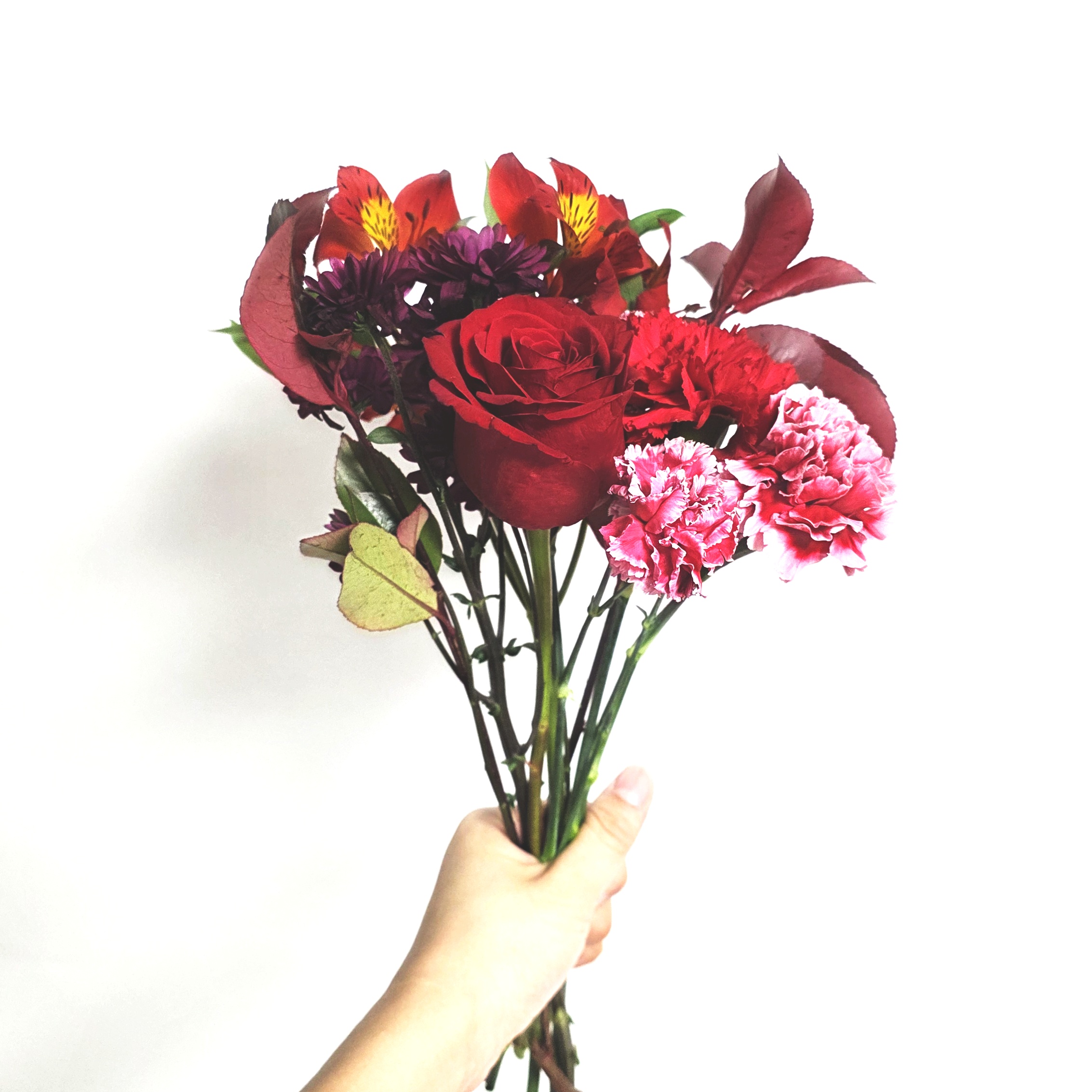 레드컬러 한다발 레드 꽃다발 홈데코 시즌 계절 꽃 생화꽃다발 온라인꽃집 샤샤플라워 - 상세 이미지 3