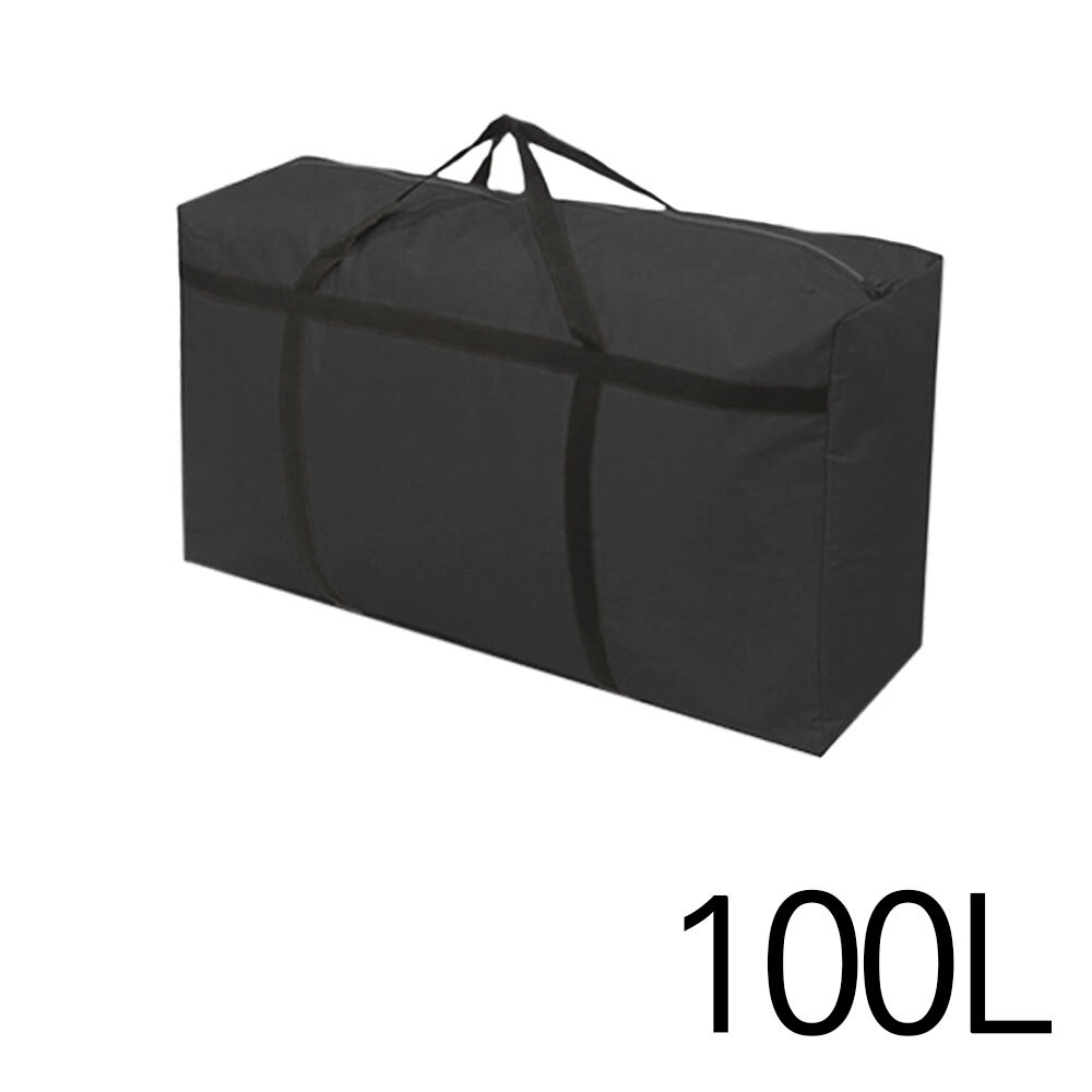 이사가방 대형 옥스퍼드 백 블랙 100L 짐가방 - 상품 이미지