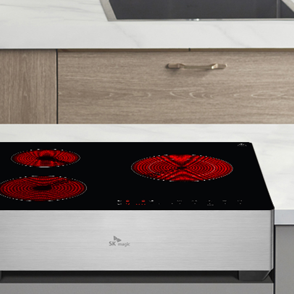 방문설치 3구 하이라이트 핫플레이트 렌지 라디언트 전기레인지 빌트인, ERH1403