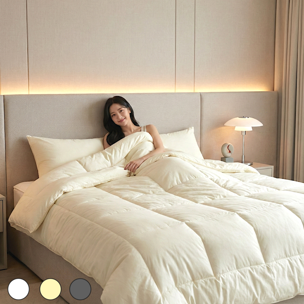 호텔 순면 60수 차렵이불 사계절 간절기 봄 이불 구름 먼지없는 침구 SS
