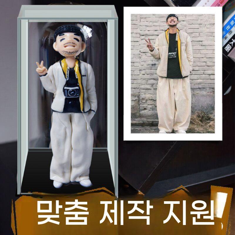 커플 캐리커쳐 인형 피규어 주문제작 결혼 집들이 연인 선물 캐리커처 제작 졸업 생일 초상화 - 상세 이미지 3
