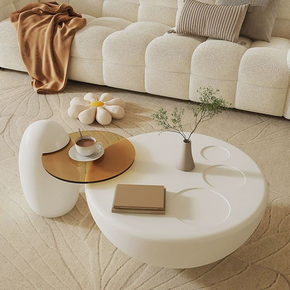 홈퍼니처 거실 테이블 21 (82cm+55cm) - 메인 이미지