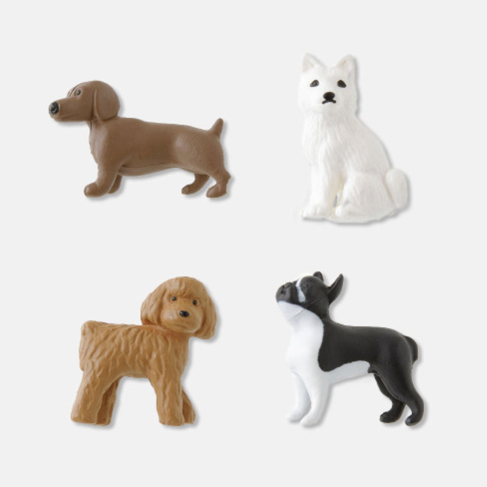 일본 미도리 강아지 Dog 4종 냉장고자석 미니어쳐 마그넷 - 상세 이미지 4